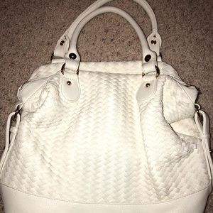 White Braided Purse